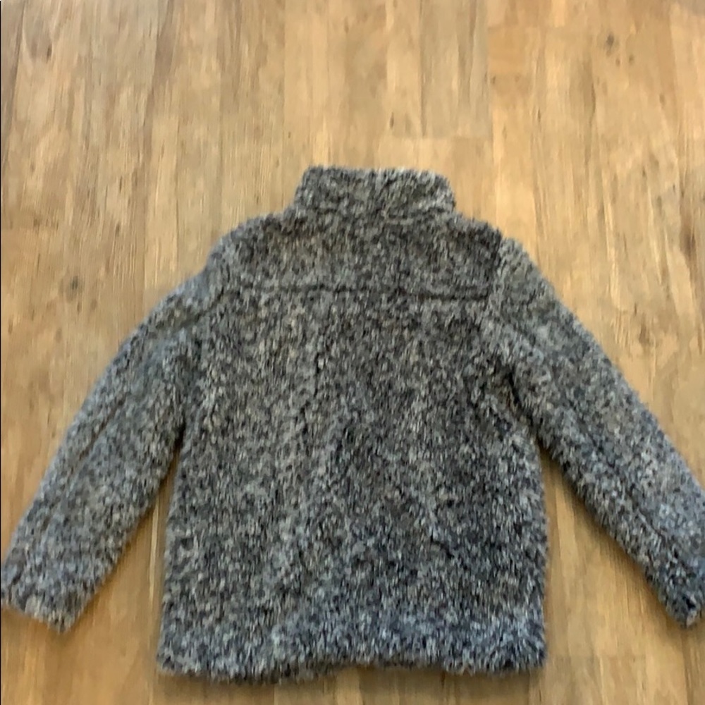 Grey Fuzzy Jacket - Picture 2 of 2